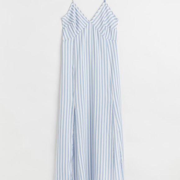 NWT H&M Satin V-Neck Slip Dress - Picture 1 of 9